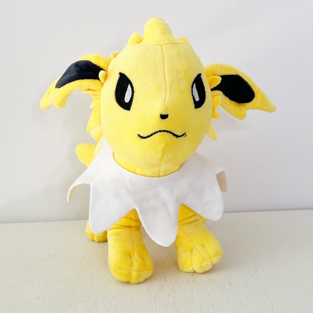 Pokemon Jolteon Plush Yellow Stuffed Animal Eeveelution Toy